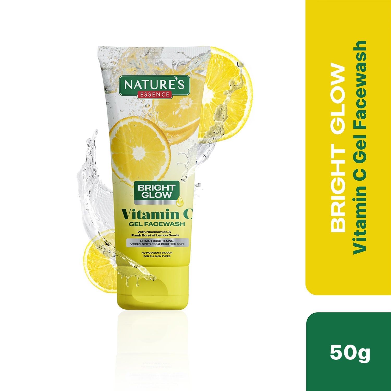 Nature's Essence Bright Glow Vitamin C Gel Facewash, 50g Buy at Indicrest
