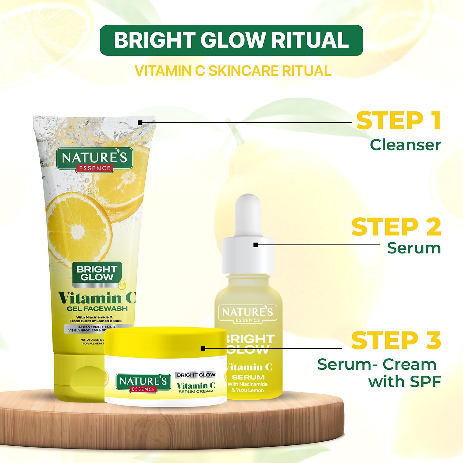 Nature's Essence Bright Glow Vitamin C Gel Facewash, 50g Buy at Indicrest Image 6