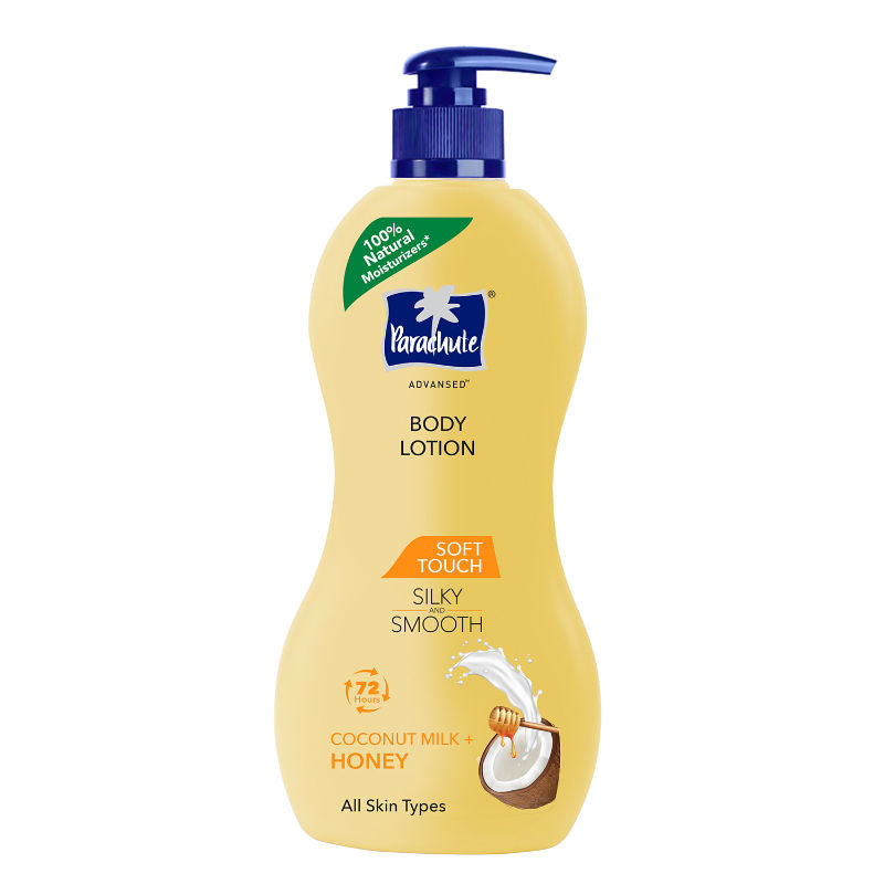Parachute Advansed Soft Touch Body Lotion For Women & Men - 100% Natural, 72h Moisturisation, 400ml Buy at Indicrest