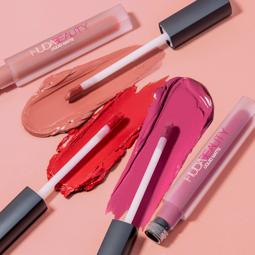Huda Beauty Matte Liquid Lipstick - Bombshell, 4.2ml