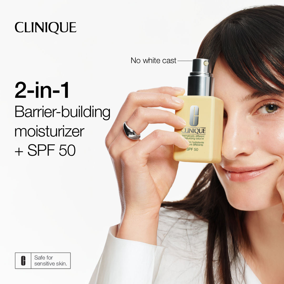 Clinique Dramatically Different Moisturizing Lotion SPF 50 - Moisturizer + Sunscreen, 75ml