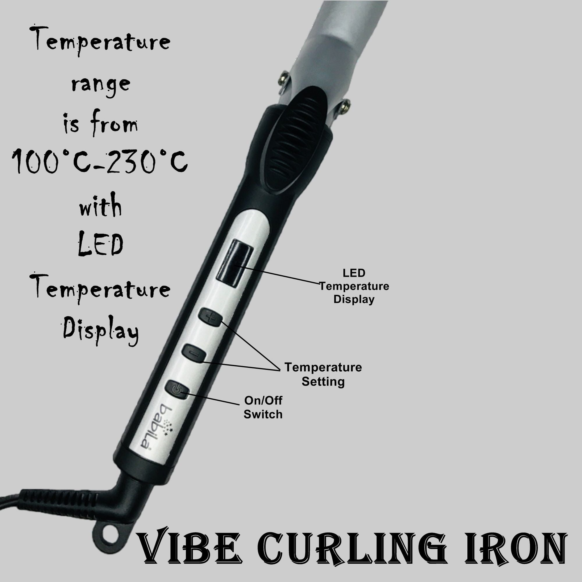 Babila VIBE Curling Iron-BHC-E23, 220g Buy at Indicrest Image 3