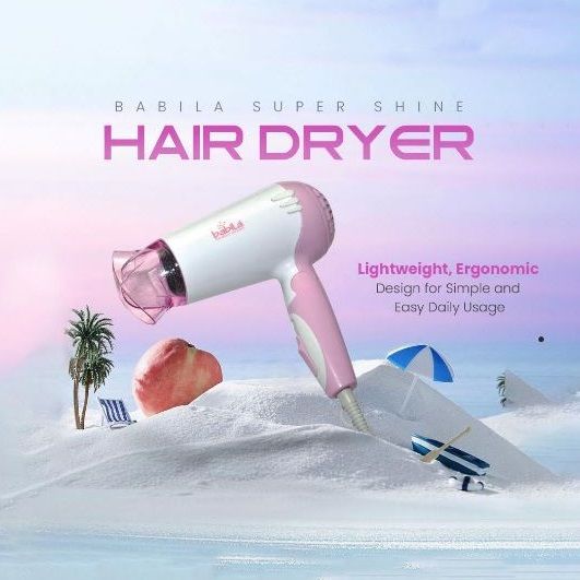 Babila Super Shine Hair Dryer - 1200W Buy at Indicrest Image 5