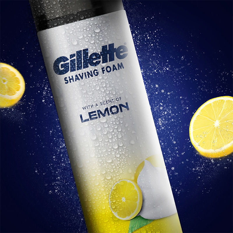 Gillette Classic Lemon Lime Shave Foam, 196g Buy at Indicrest Image 10