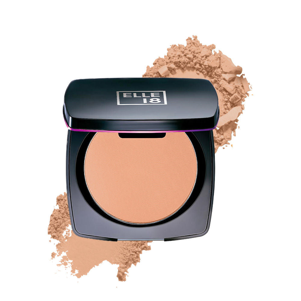 Elle 18 Lasting Glow Compact For 9Hr Oil-free Makeup, With Vitamin E & C - 1 Pearl, 9g Buy at Indicrest Image 2