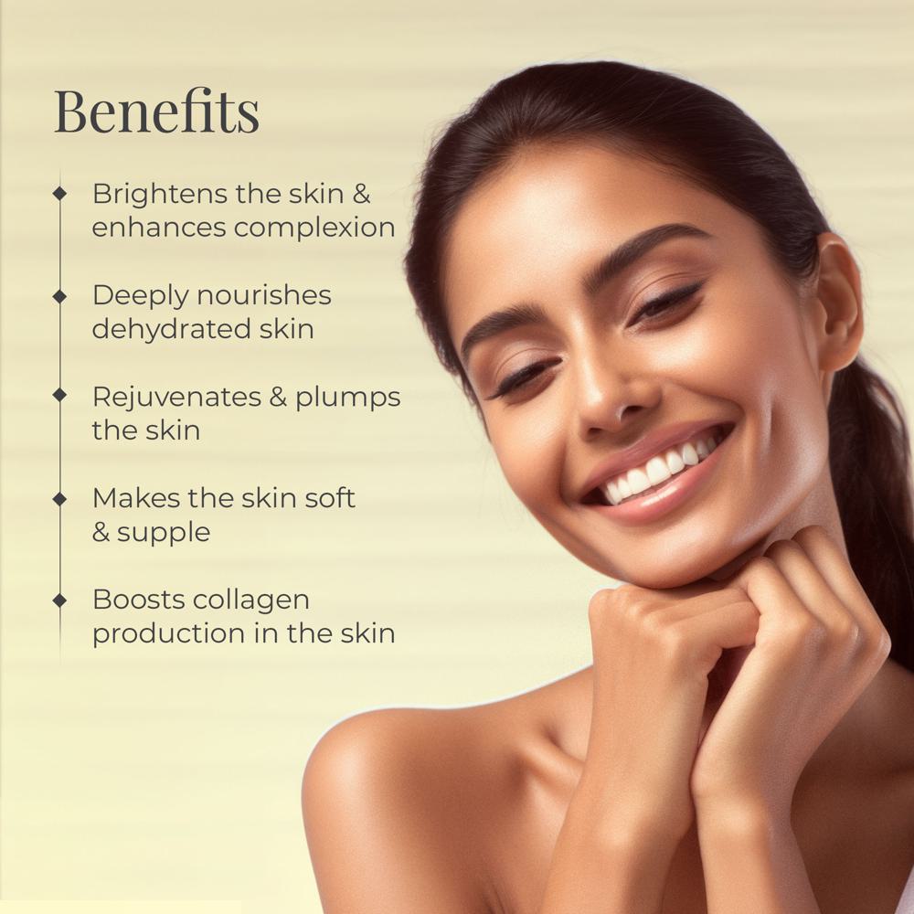 Forest Essentials Tejasvi Brightening Emulsion - Ayurvedic Facial Massage Cream, Intense Nourishment, 15 g