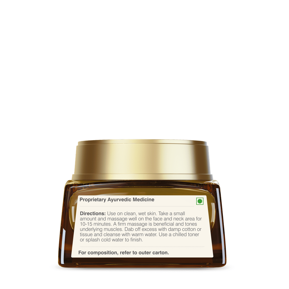 Forest Essentials Tejasvi Brightening Emulsion - Ayurvedic Facial Massage Cream, Intense Nourishment, 15 g