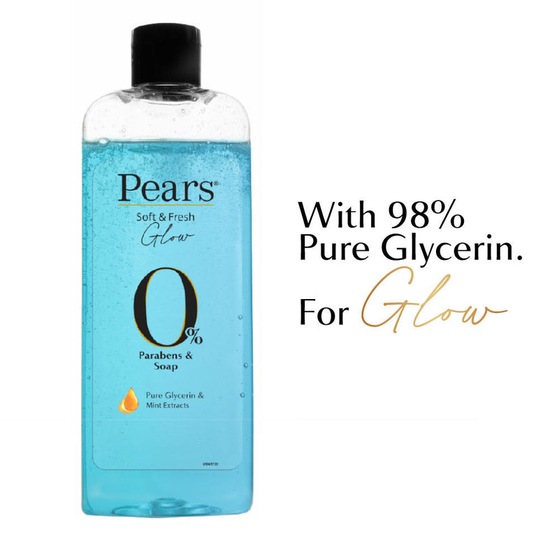Pears Soft and Fresh Body Wash Paraben Free Shower Gel with Mint Extracts, 250ml Buy at Indicrest