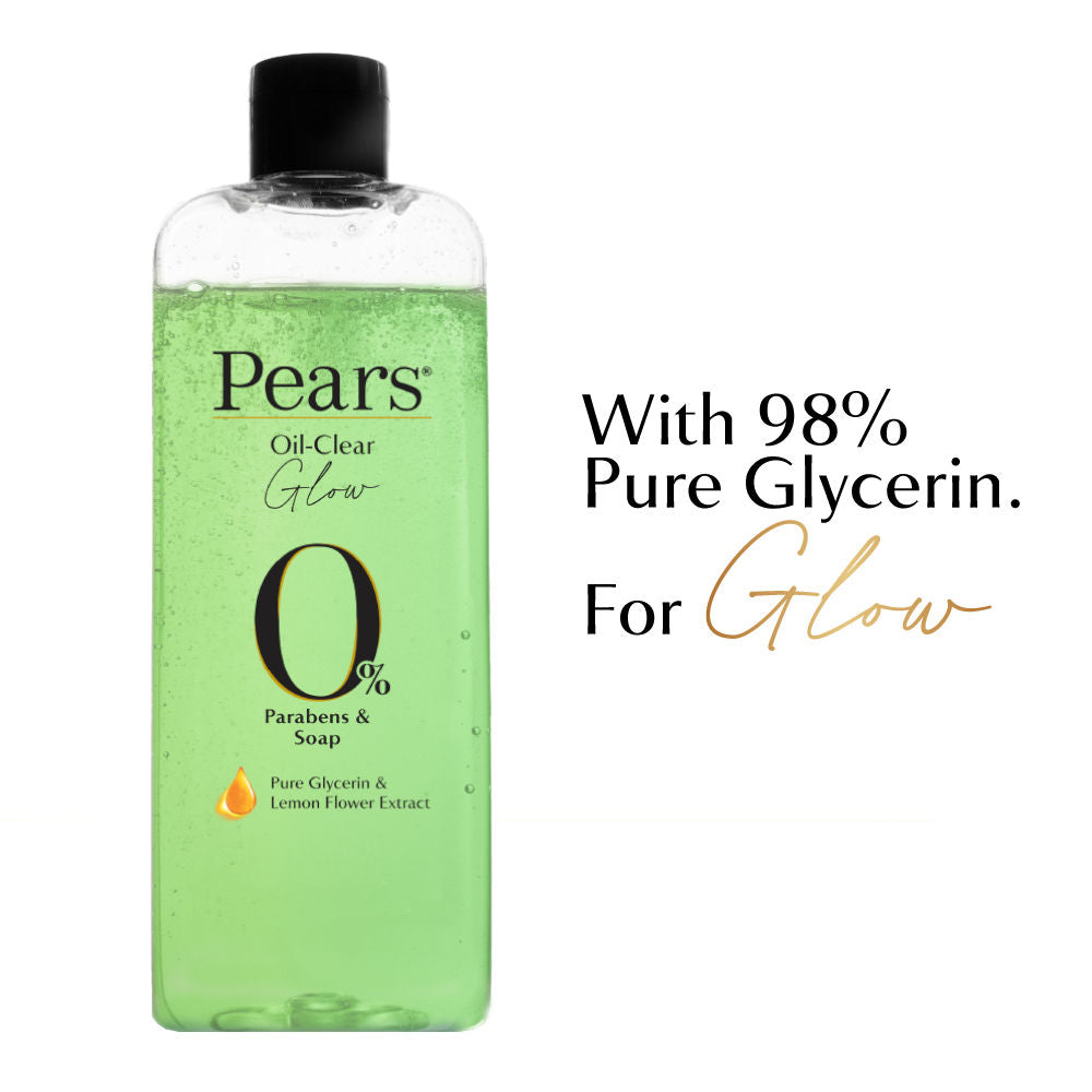 Pears Oil-Clear and Glow Body Wash Paraben Free Shower Gel 98% Pure Glycerin, 250ml Buy at Indicrest