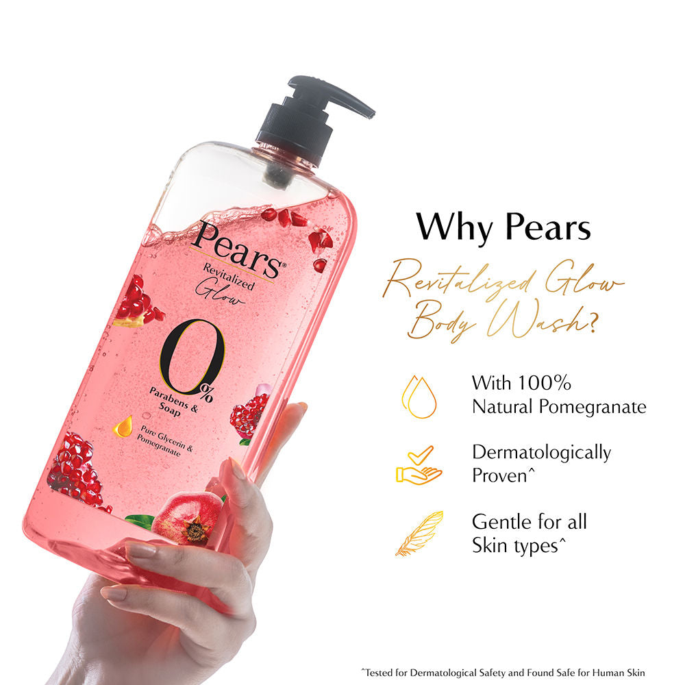Pears Naturale Brightening Pomegranate Body Wash Paraben Free Shower Gel, 250ml Buy at Indicrest Image 6