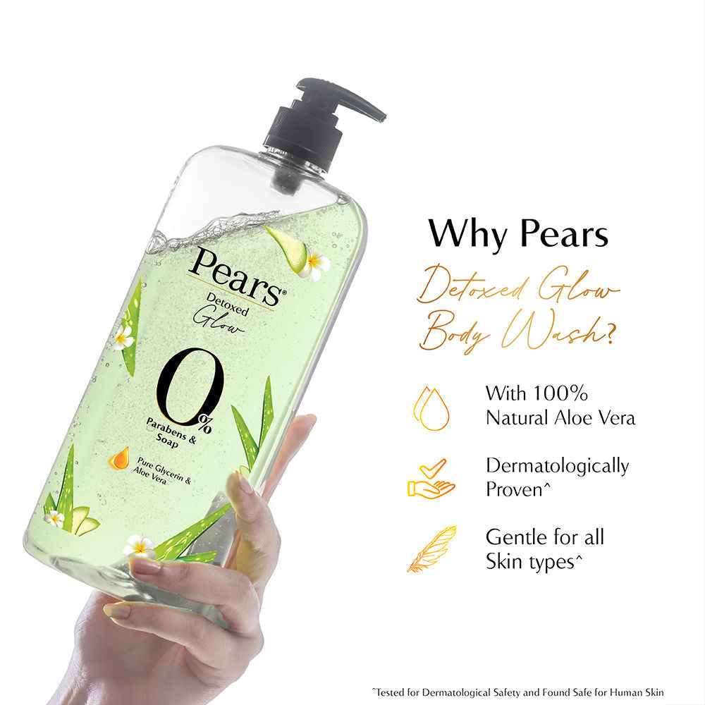 Pears Naturale Detoxifying Aloe Vera Body Wash Paraben Free Shower Gel, 250ml Buy at Indicrest Image 6