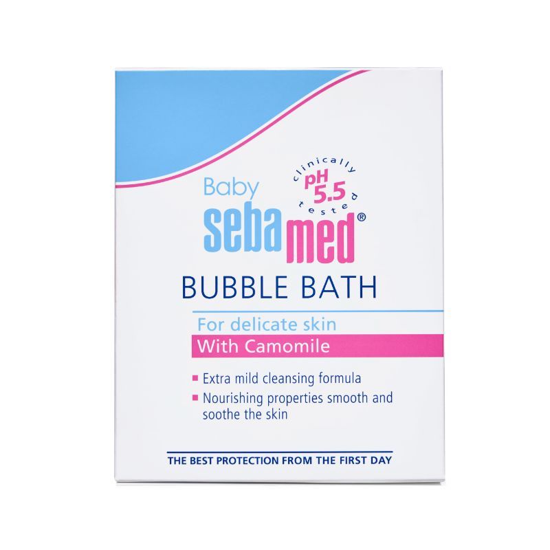 Sebamed Baby Bubble Bath, PH 5.5, Camomile, No Tears Sugar Based Cleanser, Soap Free, 200ml Buy at Indicrest Image 2