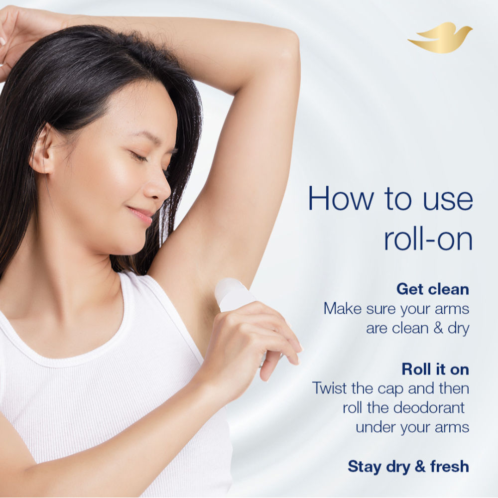 Dove Eventone Roll On (Pack of 2), 100ml Buy at Indicrest Image 10