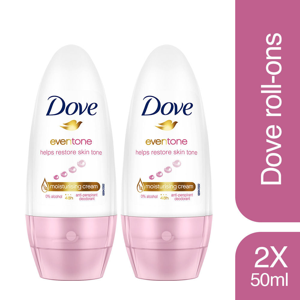 Dove Eventone Roll On (Pack of 2), 100ml Buy at Indicrest Image 2
