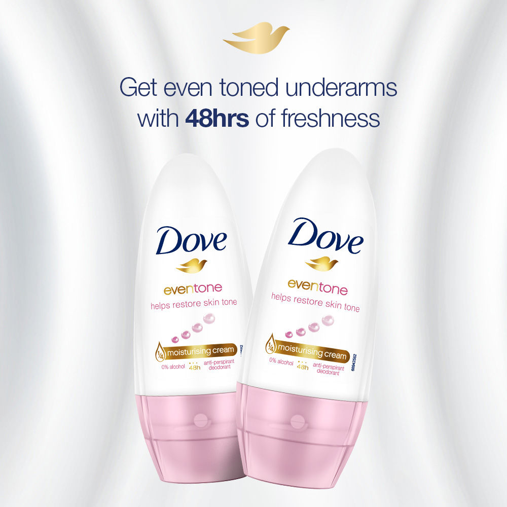 Dove Eventone Roll On (Pack of 2), 100ml Buy at Indicrest Image 4