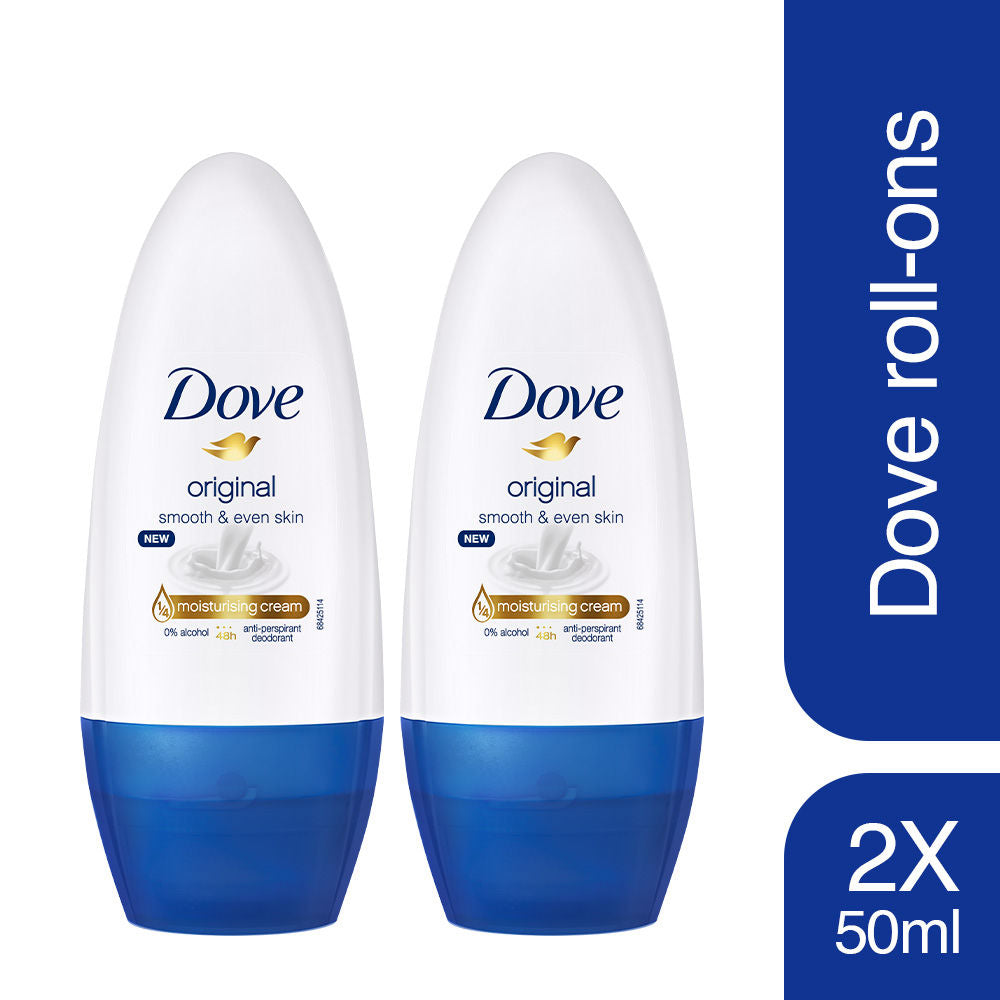 Dove Original Deodorant Roll On (Pack of 2), 100ml Buy at Indicrest Image 2