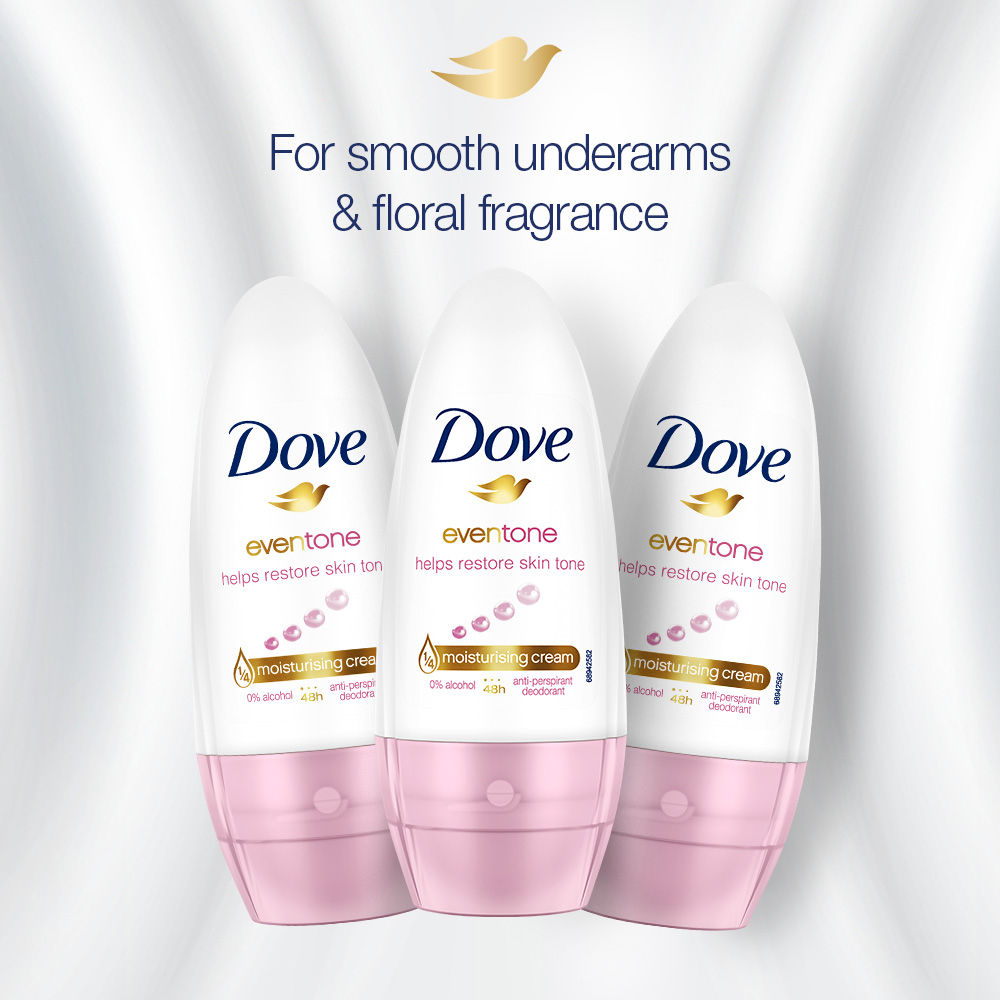 Dove Eventone Deodorant Roll On (Pack Of 3), 150ml Buy at Indicrest Image 4