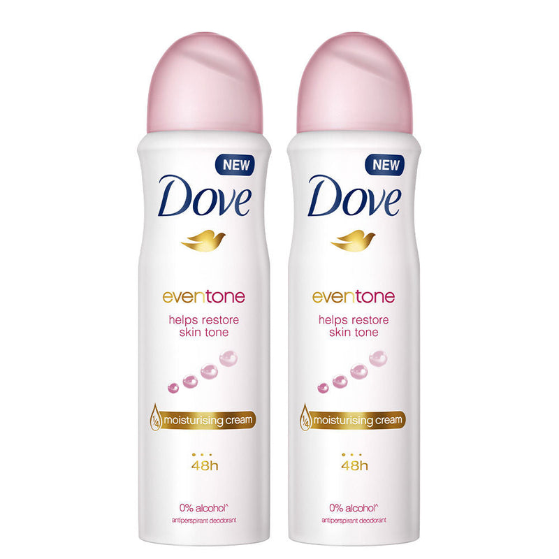 Dove Eventone Deodorant (Pack of 2), 300ml Buy at Indicrest