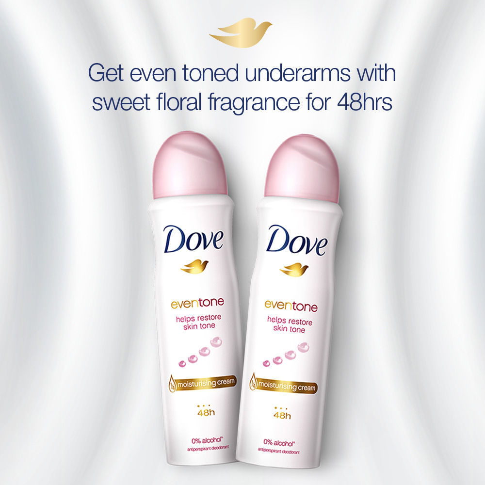 Dove Eventone Deodorant (Pack of 2), 300ml Buy at Indicrest Image 4