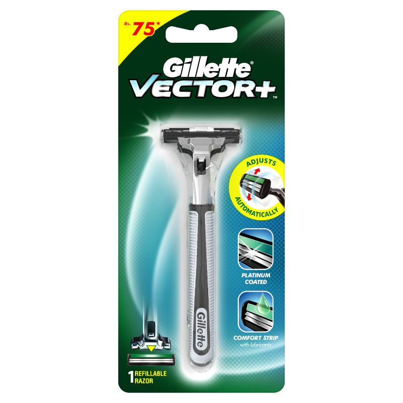 Gillette Vector Manual Shaving Razor For Men, 1 piece Buy at Indicrest