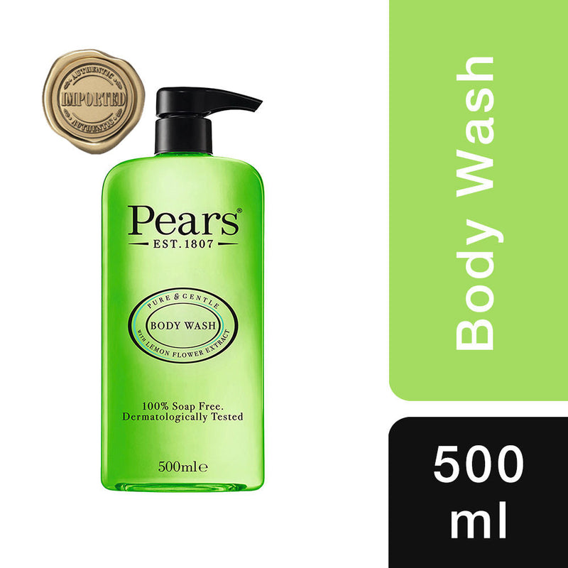 Pears Pure & Gentle Body Wash with Lemon Flower Extract, 500ml Buy at Indicrest