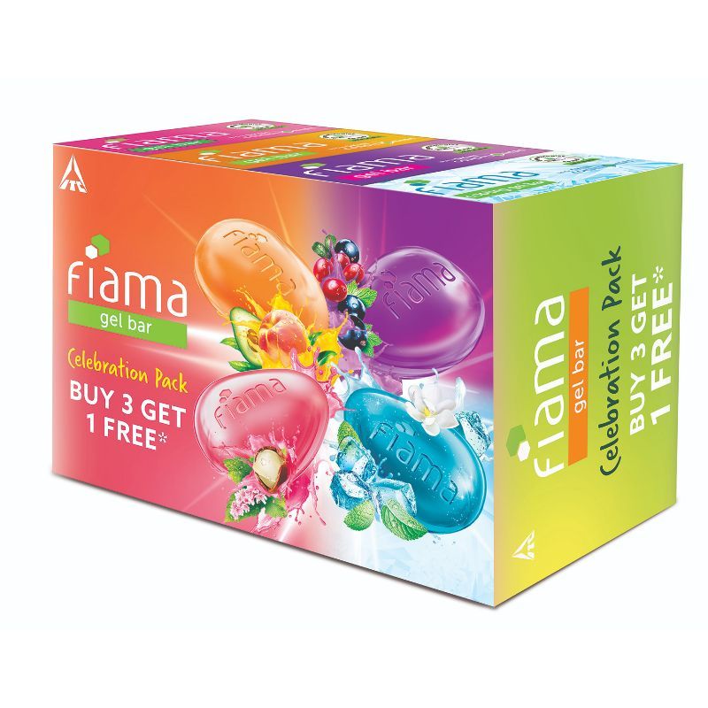 Fiama Gel Bar Celebration Pack (Buy 3 Get 1 Free), 300g Buy at Indicrest