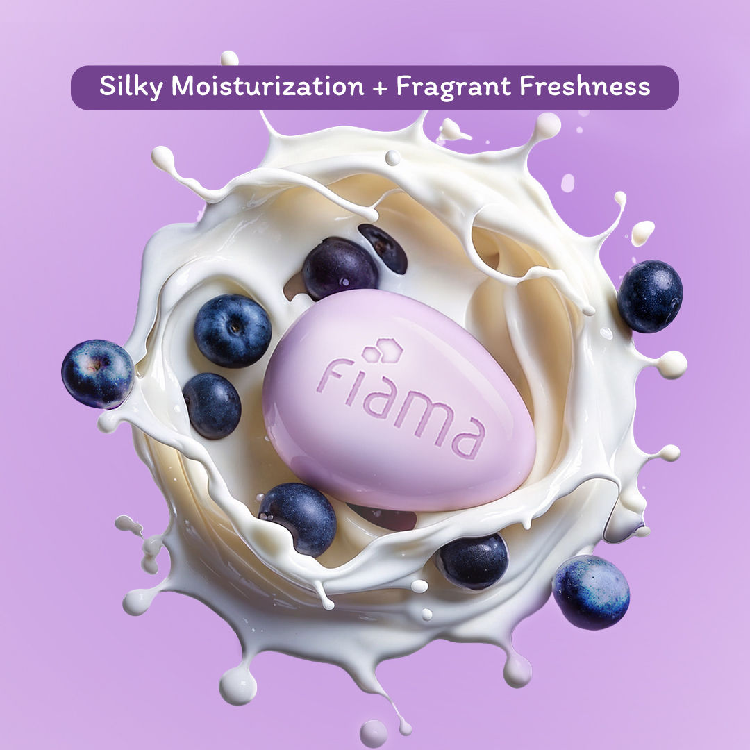 Fiama Japanese Hokkaido Milk & Acai Berr Moisturizing Soap Bar, 125g Buy at Indicrest Image 2