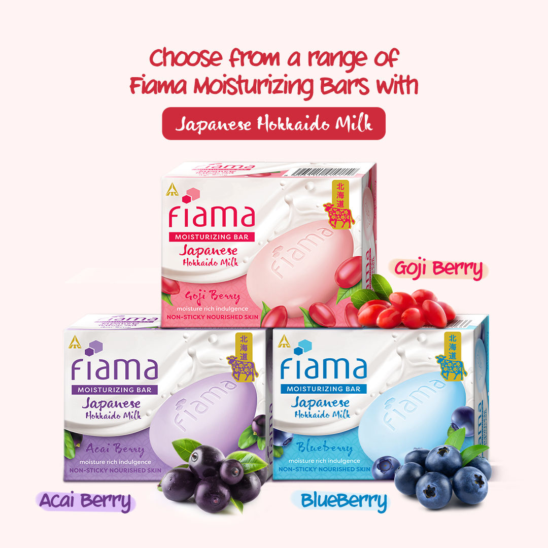 Fiama Japanese Hokkaido Milk & Goji Berry Moisturizing Soap Bar, 125g Buy at Indicrest Image 7