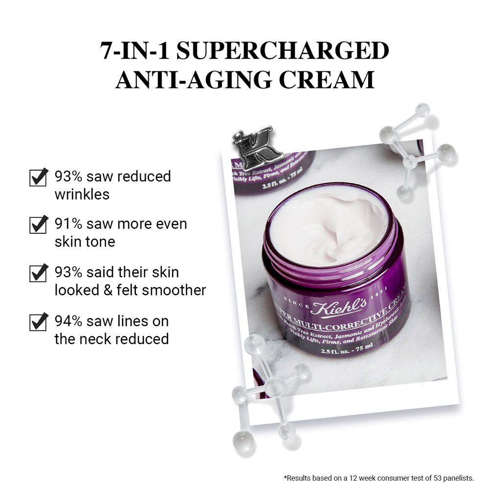 Kiehl's Super Multi Corrective Anti-Ageing Cream For Face And Neck, 50ml