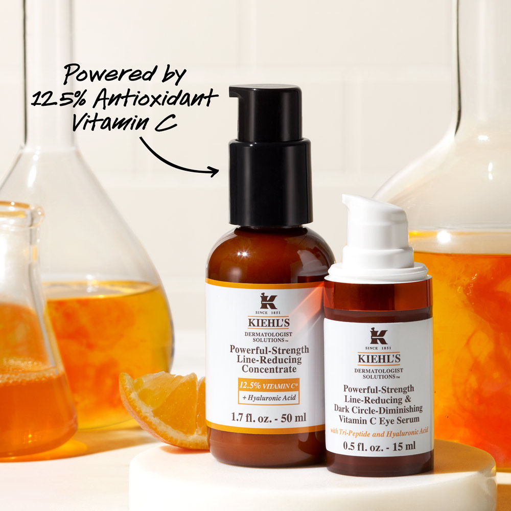 Kiehl's Powerful-Strength Line-Reducing Concentrate With Vitamin C & Hyaluronic Acid, 75ml