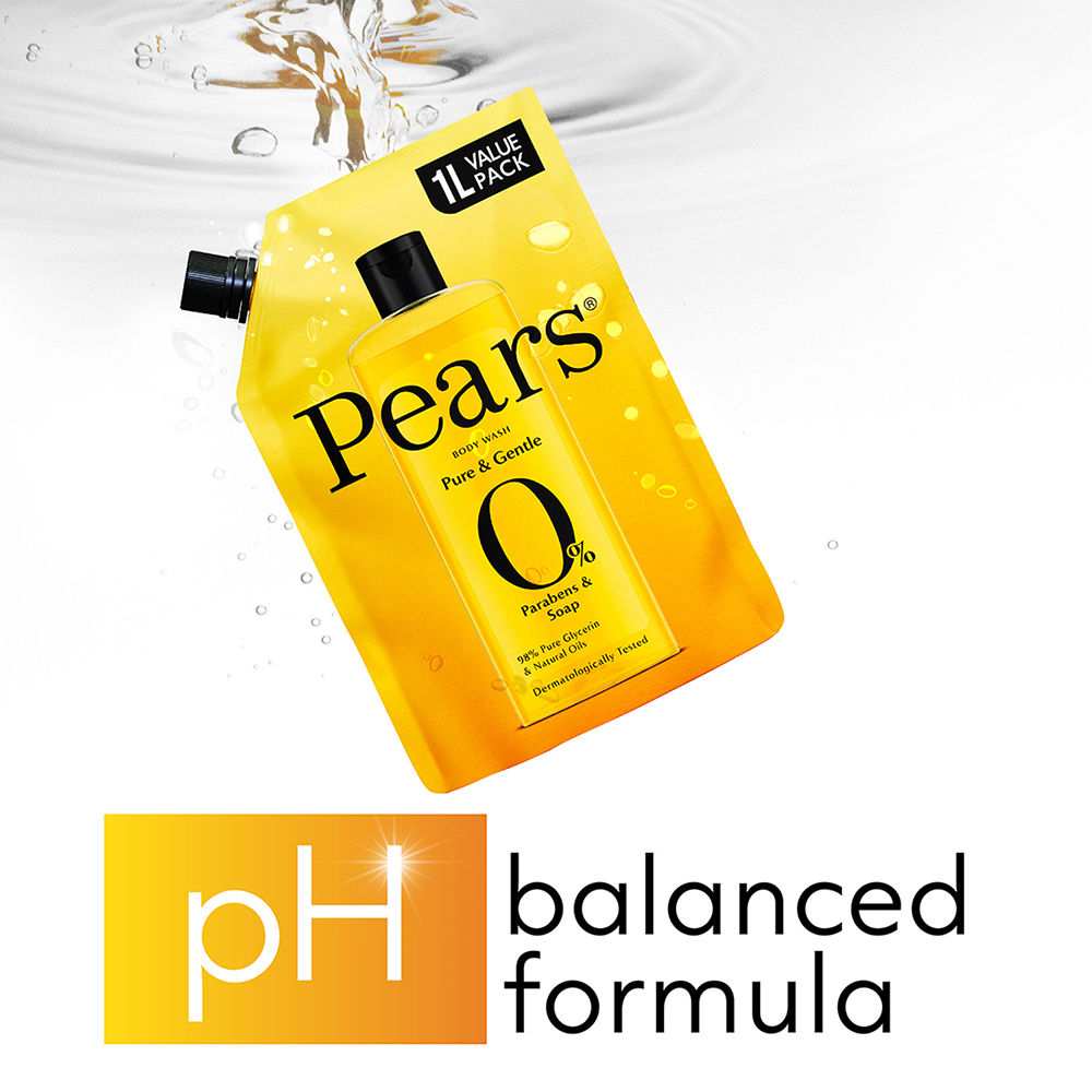 Pears Pure & Gentle Refill Body Wash, 1Liter Buy at Indicrest Image 5