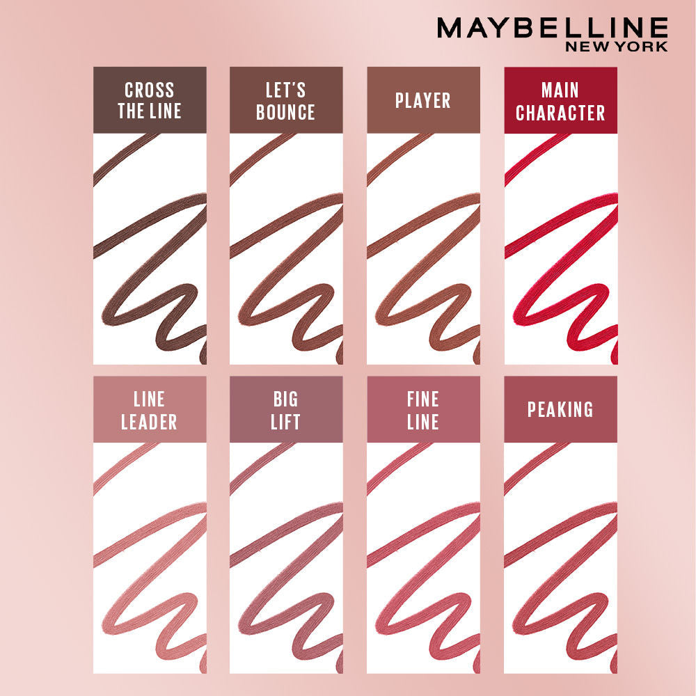 Maybelline New York Lifter Liner Lip Liner Pencil With Hyaluronic Acid - Main Character, 6.7g Buy at Indicrest Image 5