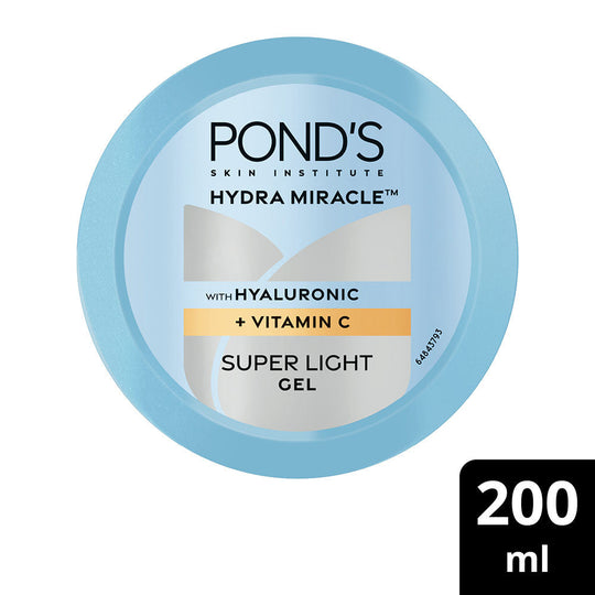 Pond’s Hydra Miracle Super Light Gel With Hyaluronic Acid & Vitamin C, 200ml Buy at Indicrest