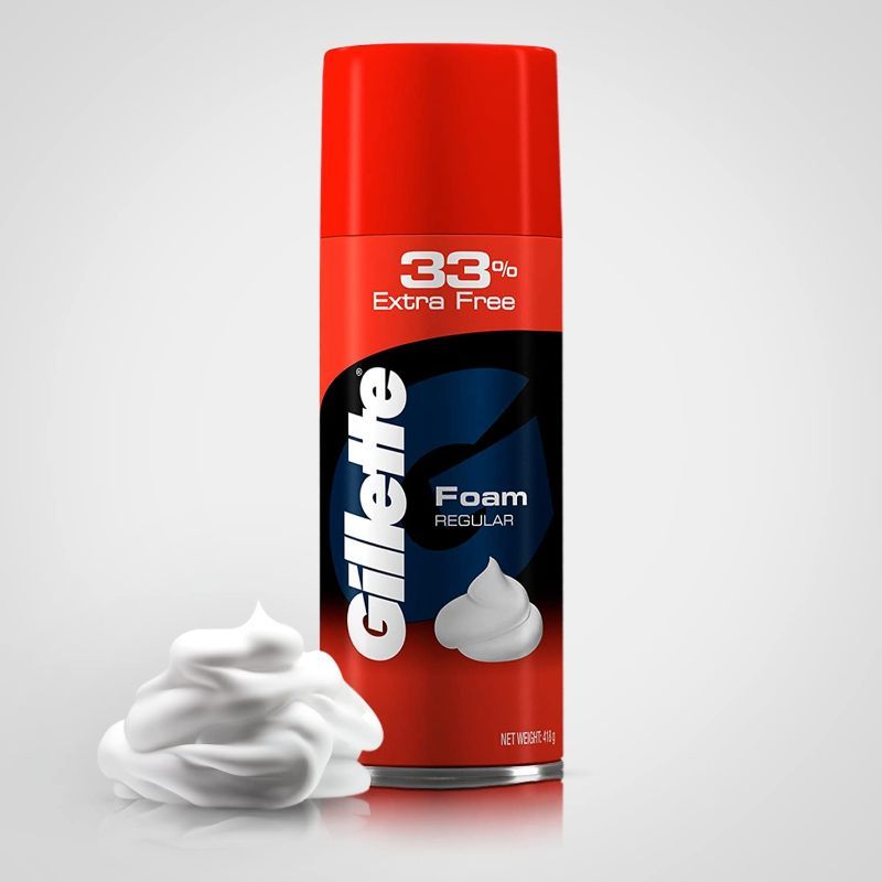 Gillette Regular Pre Shave Foam 33% Extra Free, 418g Buy at Indicrest