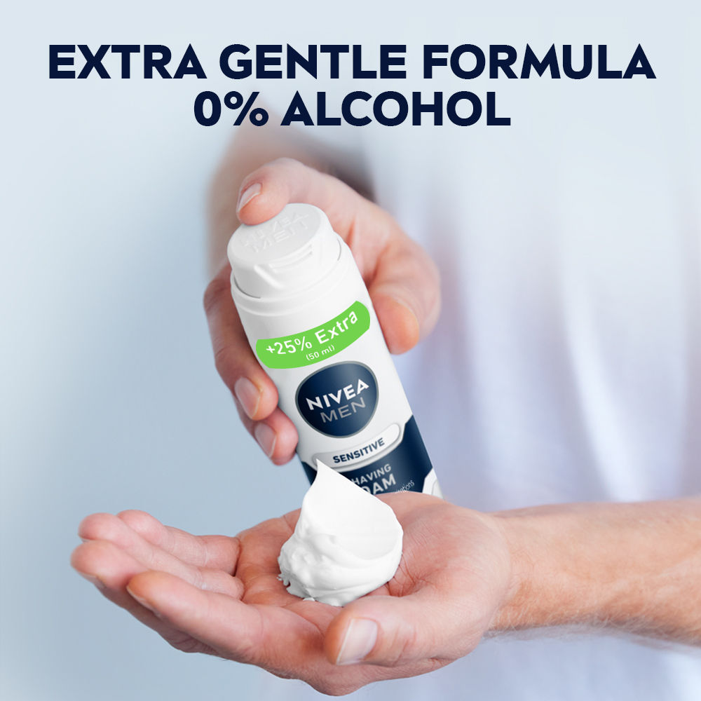 Nivea MEN Shaving - Sensitive Shaving Foam, 250ml Buy at Indicrest Image 2