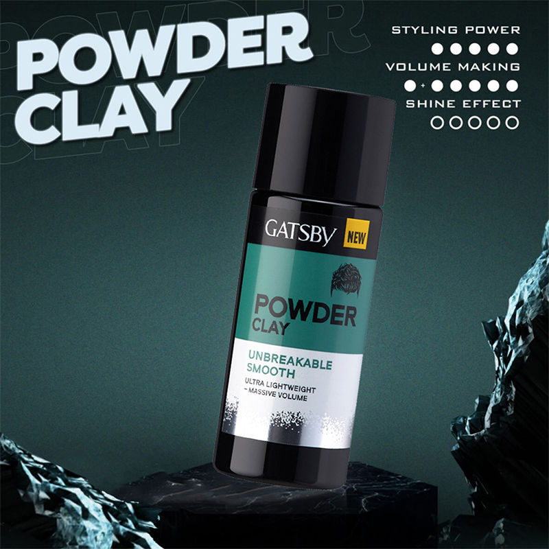 Gatsby Unbreakable Smooth Powder Clay, 20g Buy at Indicrest Image 5