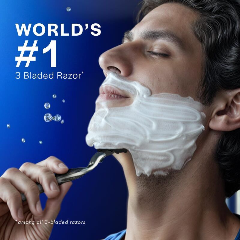 Gillette Mach 3 Shaving Blades for men (Pack Of 16 Cartridges) Buy at Indicrest Image 9