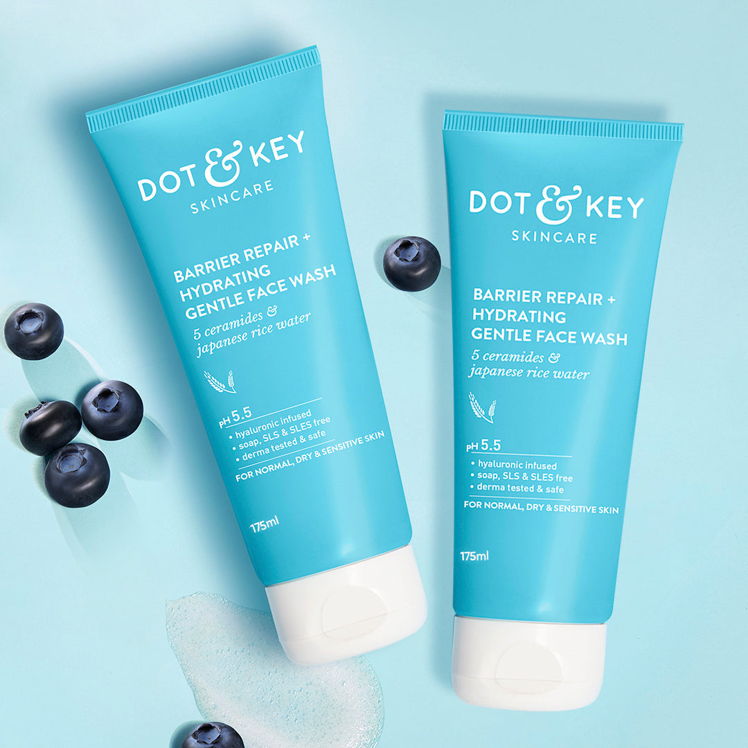 Dot & Key Barrier Repair Face Wash - Pack of 2, (175ml)
