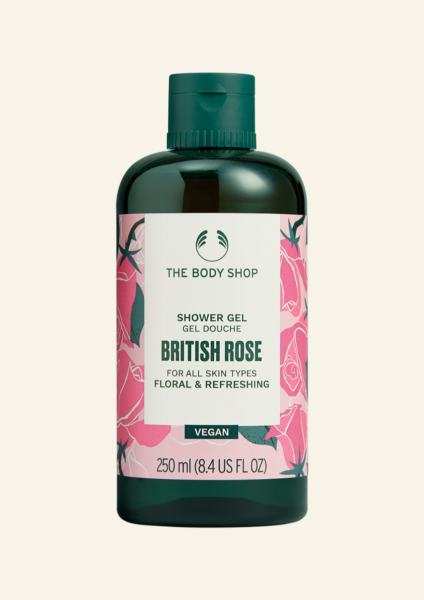 The Body Shop British Rose Body Care Set, 3pc