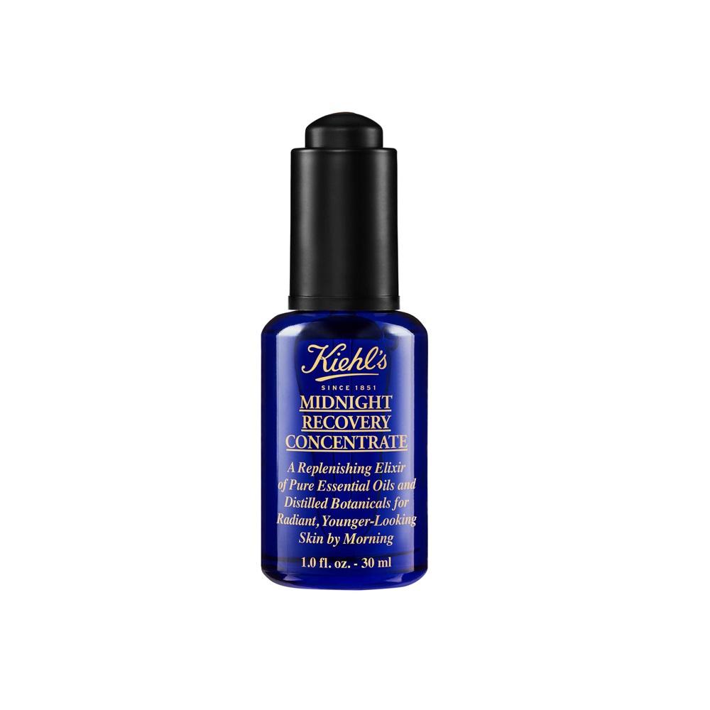 Kiehl's Midnight Recovery Concentrate Serum With Botanical Oil Blend For Radiant Skin, 30ml