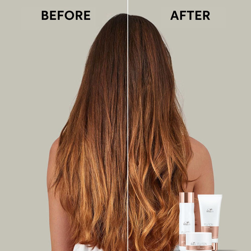 Wella Professionals Fusion Intense Repair Shampoo For Damaged Hair With Silk Amino Acids, 50ml Buy at Indicrest Image 4