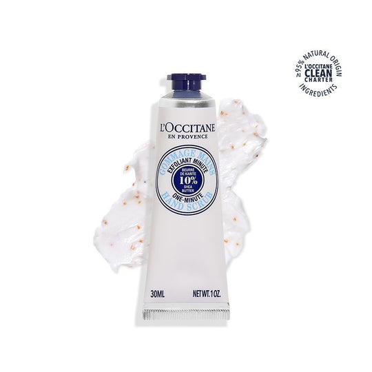 L'Occitane Shea Butter One Minute Hand Scrub, 30ml, Buy from Indicrest