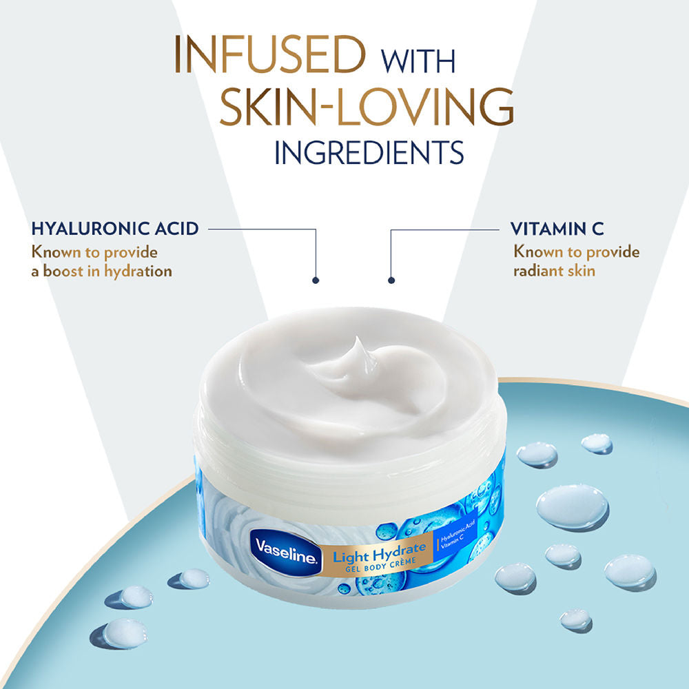 Vaseline Light Hydrate Gel Body Creme, 180g Buy at Indicrest Image 4
