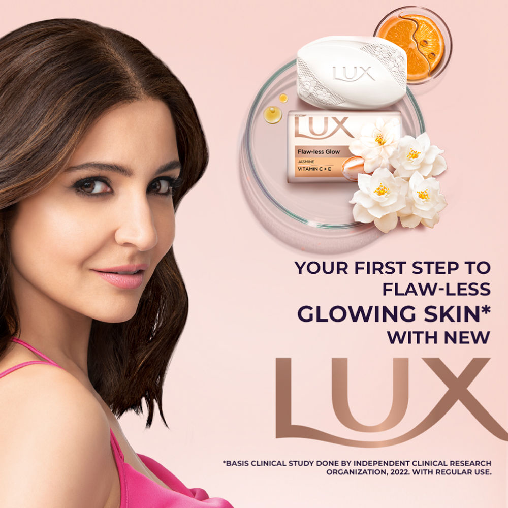 Lux Jasmine & Vitamin E Soap (Pack of 8), 150g Each Buy at Indicrest Image 2