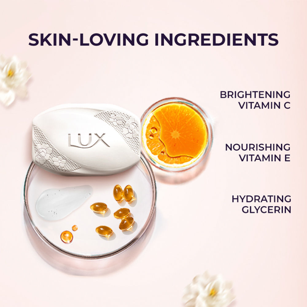 Lux Jasmine & Vitamin E Soap (Pack of 8), 150g Each Buy at Indicrest Image 4