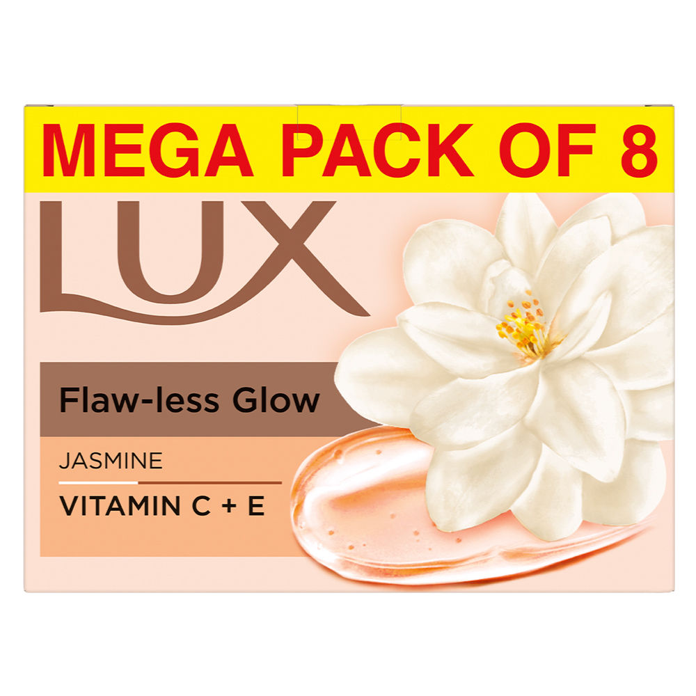 Lux Jasmine & Vitamin E Soap (Pack of 8), 150g Each Buy at Indicrest Image 6