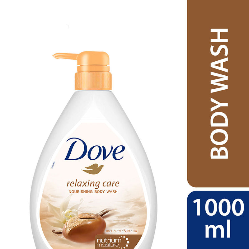 Dove Body Wash - Relaxing Care Shea Butter & Vanilla Nourishing, 1000ml Buy at Indicrest