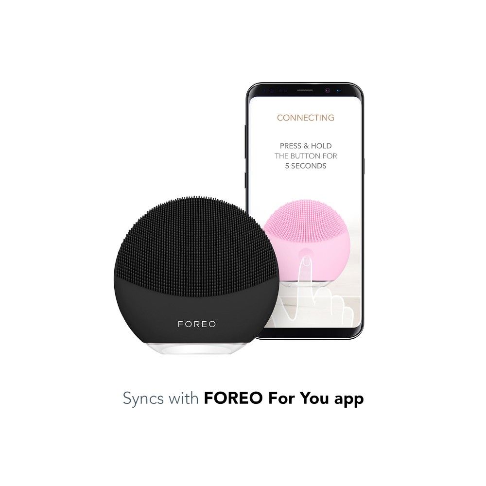 FOREO LUTM Mini 3 Facial Cleansing On The Go - Midnight, 1 pieces