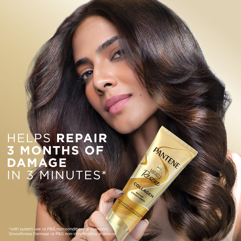 Pantene Miracle Rescue Collagen Repair Conditioner, 200ml Buy at Indicrest Image 3
