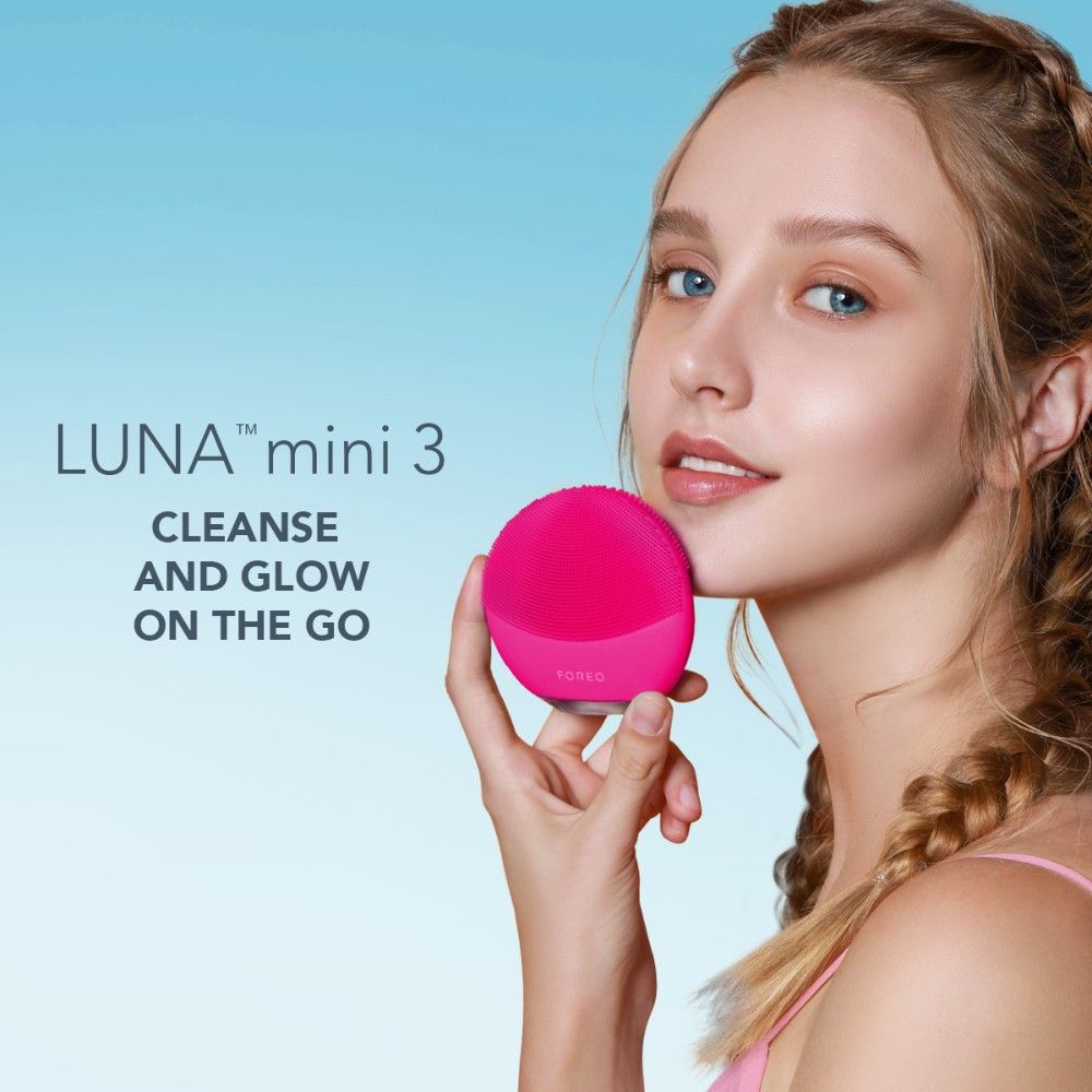 FOREO LUTM Mini 3 Facial Cleansing On The Go - Sunflower Yellow, 1 pieces